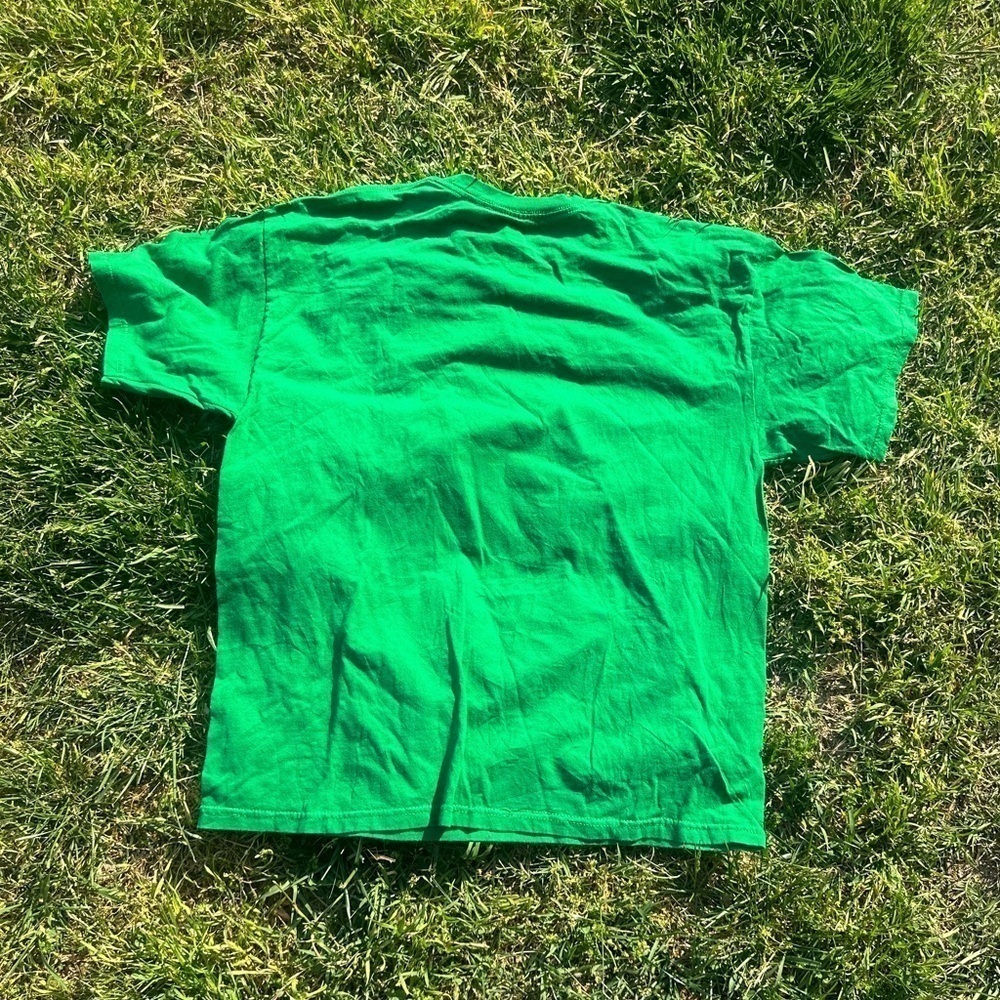 Frosty The Snowman Tis the season to be Freezin Tee Shirt Green XL Christmas - Picture 4 of 4